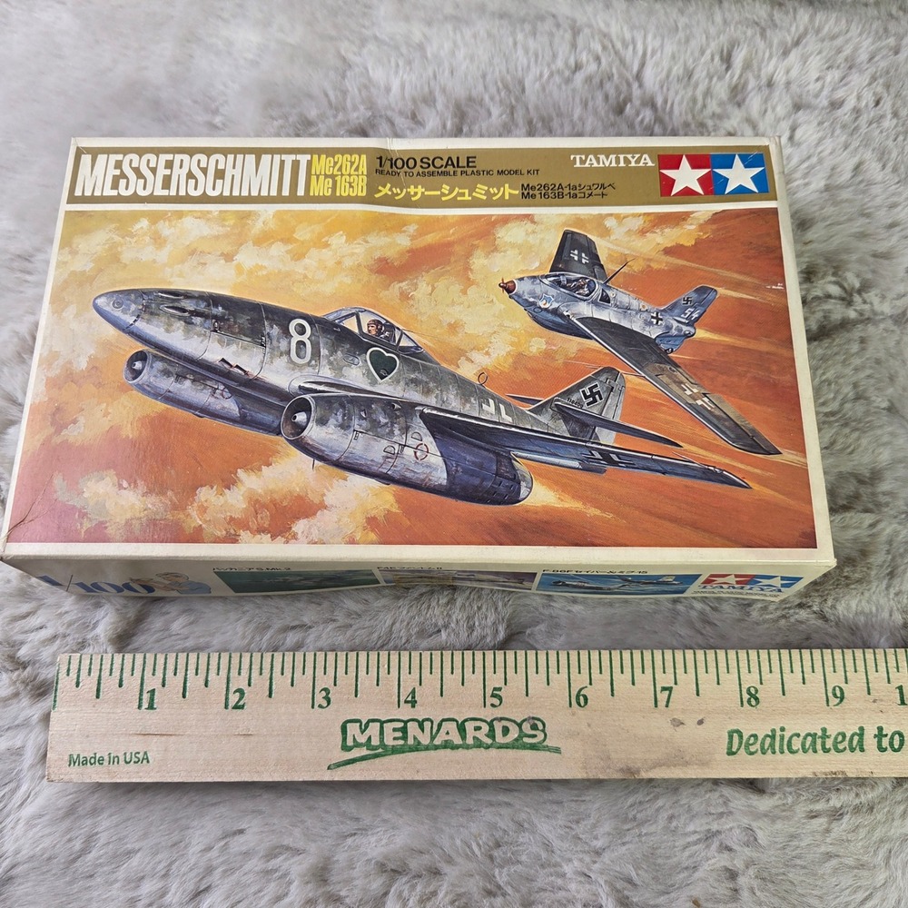 Tamiya PA1023 1/100 Me262A & Me163B Model Kit - Picture 6 of 14
